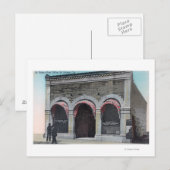 Außenansicht der Post St. Helena Postkarte (Vorne/Hinten)