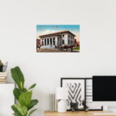 Außenansicht der PostSanta Rosa, CA Poster (Heimbüro)