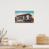 Außenansicht der PostSanta Rosa, CA Poster (Küche)
