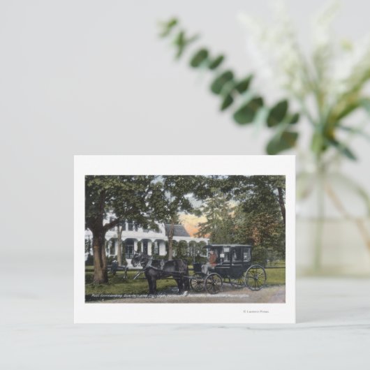 Außenansicht der Postviertel Postkarte (Stehend Vorderseite)