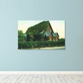 Außenansicht der Presbyterianischen Kirche Leinwanddruck (Insitu (Holzboden))