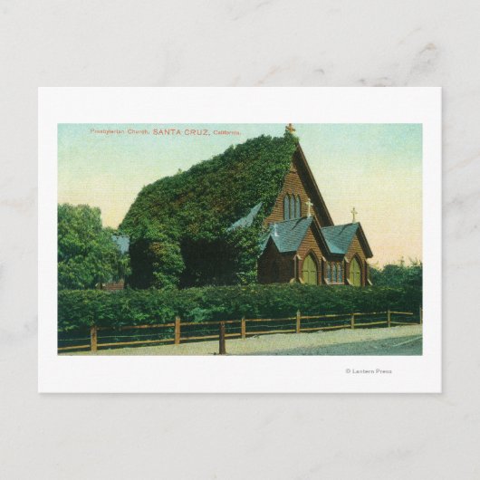 Außenansicht der Presbyterianischen Kirche Postkarte (Vorderseite)