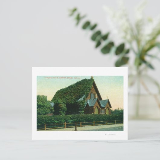 Außenansicht der Presbyterianischen Kirche Postkarte (Stehend Vorderseite)