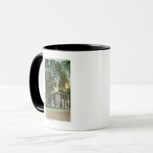 Außenansicht der protestantischen niederländischen tasse (Vorderseite Links)