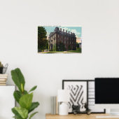 Außenansicht der Richterhalle, Universität Wesleya Poster (Heimbüro)