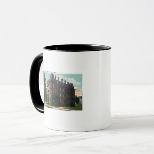 Außenansicht der Richterhalle, Universität Wesleya Tasse (Vorderseite Links)