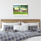 Außenansicht der Springhalle # 2 Leinwanddruck (Insitu (Schlafzimmer))