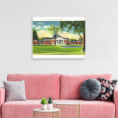 Außenansicht der Springhalle # 2 Leinwanddruck (Insitu (Wohnzimmer))