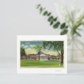 Außenansicht der Springhalle # 2 Postkarte (Stehend Vorderseite)