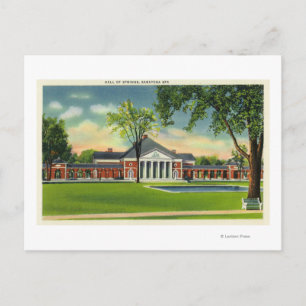 Außenansicht der Springhalle # 2 Postkarte