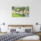 Außenansicht der Springhalle Leinwanddruck (Insitu (Schlafzimmer))