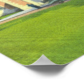 Außenansicht der Springhalle Poster (Ecke)