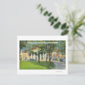 Außenansicht der Springhalle Postkarte (Stehend Vorderseite)