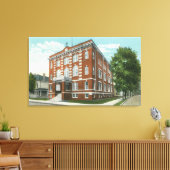 Außenansicht der St. Joseph's School Leinwanddruck (Insitu (Wohnzimmer))