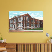 Außenansicht der St. Mary's School and Hall Leinwanddruck (Insitu (Wohnzimmer))