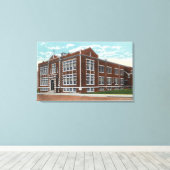 Außenansicht der St. Mary's School and Hall Leinwanddruck (Insitu (Holzboden))