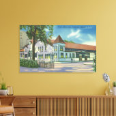 Außenansicht der Staat Drink Hall Leinwanddruck (Insitu (Wohnzimmer))