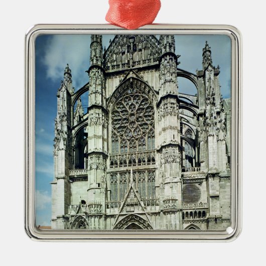 Außenansicht der Südfassade Silbernes Ornament (Vorne)