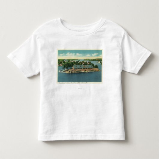 Außenansicht der tausend Insel-Yacht Kleinkind T-shirt (Vorderseite)