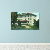 Außenansicht der Uni der pazifischen Gewerkschaft Leinwanddruck (Insitu (Holzboden))