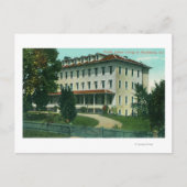 Außenansicht der Uni der pazifischen Gewerkschaft Postkarte (Vorderseite)