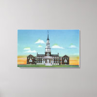 Außenansicht der Uni Miller Library von Colby