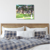 Außenansicht der Washington School Leinwanddruck (Insitu (Schlafzimmer))
