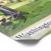 Außenansicht der Washington School Poster (Ecke)