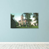 Außenansicht der Wingate Hall Leinwanddruck (Insitu (Holzboden))