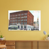 Außenansicht der Zentralbank BldgOakland, CA Leinwanddruck (Insitu (Wohnzimmer))