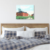 Außenansicht der Zuckerfabrik Leinwanddruck (Insitu (Schlafzimmer))