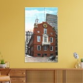 Außenansicht des alten Staat Haus # 2 Leinwanddruck (Insitu (Wohnzimmer))