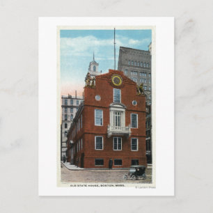 Außenansicht des alten Staat Haus # 2 Postkarte