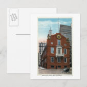 Außenansicht des alten Staat Haus # 2 Postkarte (Vorne/Hinten)