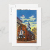 Außenansicht des alten Staat Postkarte (Vorne/Hinten)