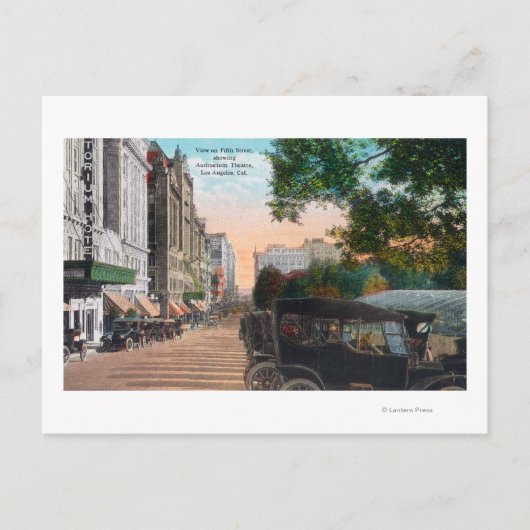 Außenansicht des Auditorium Theaters am 5. Postkarte (Vorderseite)