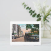 Außenansicht des Auditorium Theaters am 5. Postkarte (Stehend Vorderseite)