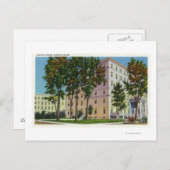 Außenansicht des Augusta-Hauses Postkarte (Vorne/Hinten)