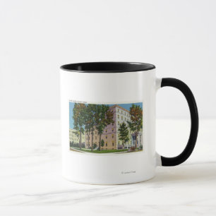 Außenansicht des Augusta-Hauses Tasse