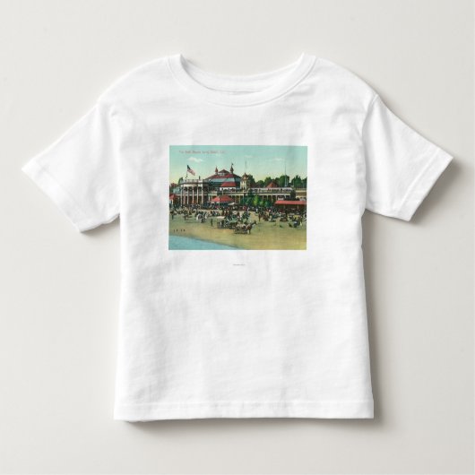 Außenansicht des Bad HouseLong Strandes, CA Kleinkind T-shirt (Vorderseite)