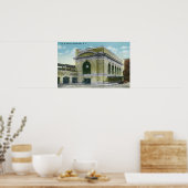 Außenansicht des Bahnhofs Poster (Küche)