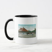Außenansicht des Bahnhofs Tasse (Links)