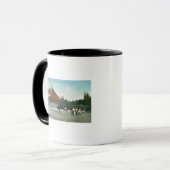 Außenansicht des Bahnhofs Tasse (Vorderseite Links)