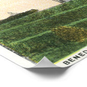 Außenansicht des Benediktiner Sanitariums Poster (Ecke)