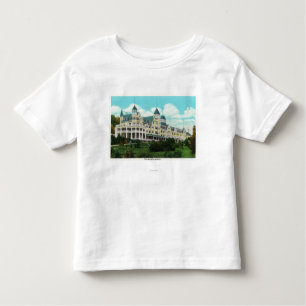 Außenansicht des Berg-angenehmen Hotels Kleinkind T-shirt