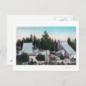 Außenansicht des Bergwerks von Pennsylvania Postkarte (Vorne/Hinten)