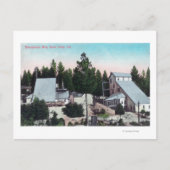 Außenansicht des Bergwerks von Pennsylvania Postkarte (Vorderseite)