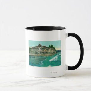Außenansicht des berühmten Capitola Hotels Tasse