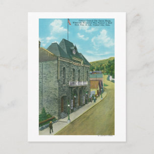 Außenansicht des berühmten Opernhauses Postkarte