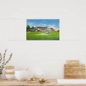 Außenansicht des Brooklawn Country Club Poster (Küche)